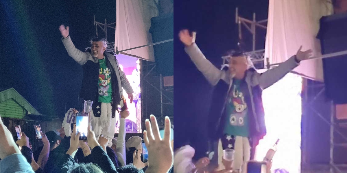 Loco Pepe de Repiola se robó la atención en show de Amar Azul con particular acción