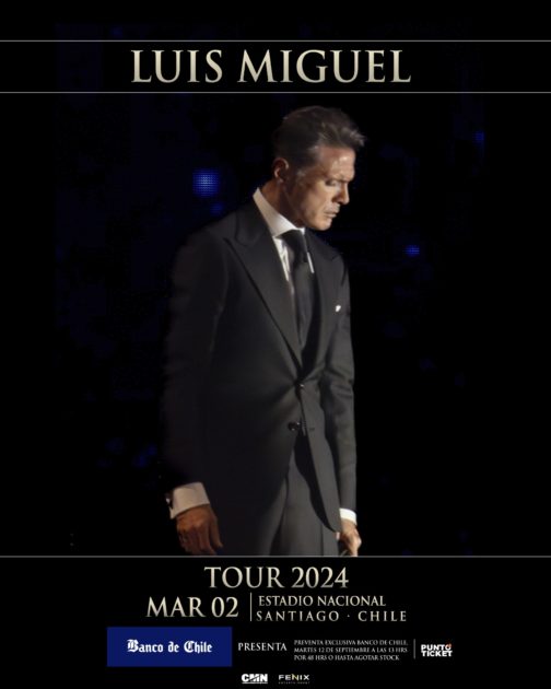 Luis Miguel regresa a Chile en marzo de 2024: conoce cuándo comienza la preventa 