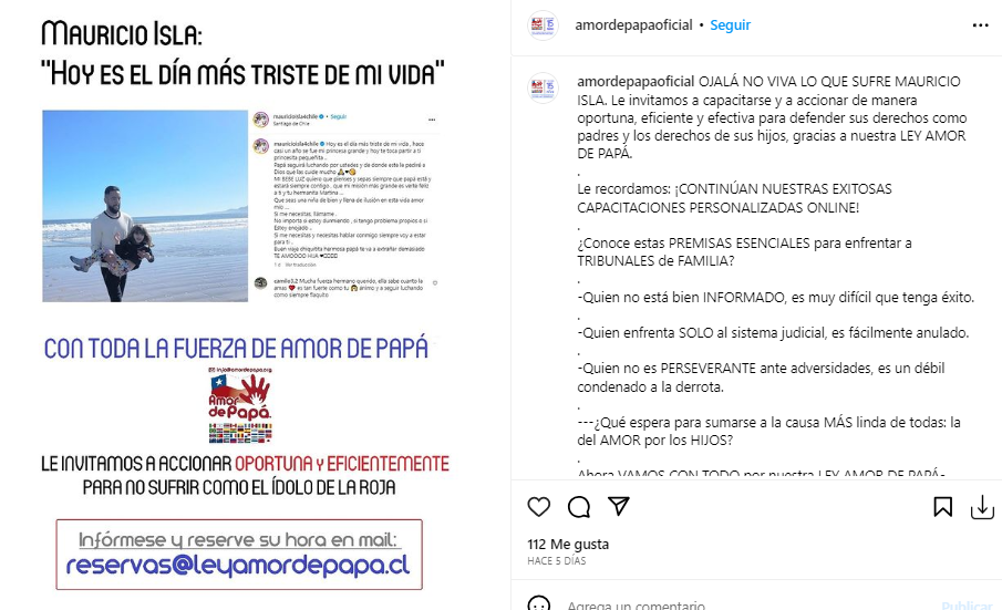 Mauricio Isla y Gala Caldirola hicieron grave acusación por uso de imagen de su hija: “Pido respeto”