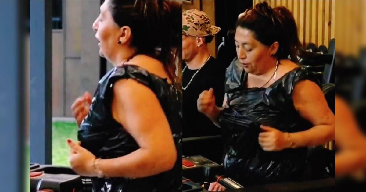 Experto analizó curiosa técnica de Pincoya para quemar calorías: usó una bolsa para ejercitarse