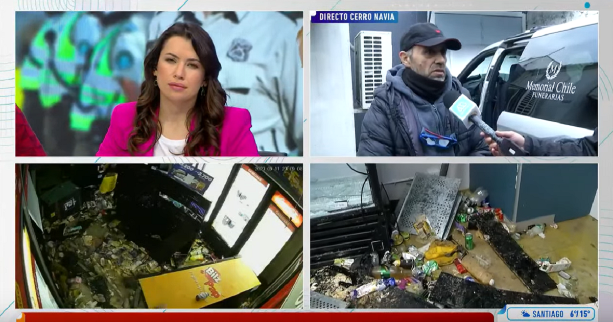 Turba de 200 personas saqueó locales en Cerro Navia: hombre acusó insólita reacción de Carabineros