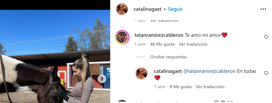 Seba Ramírez coqueto mensaje mujer