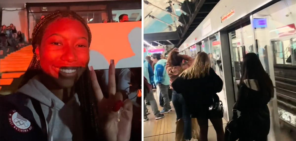 Atleta estadounidense se hizo viral tras comparar Metro de Santiago con el de Nueva York: 