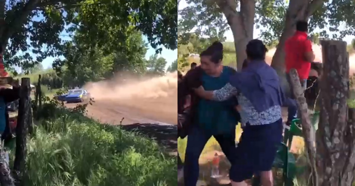 Atropello múltiple en torneo de automovilismo en Los Ángeles terminó con mujer perdiendo su embarazo