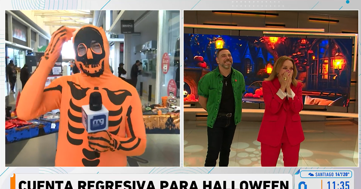 Andrés Caniulef sufrió troleo en Mucho Gusto por su disfraz para Halloween: 