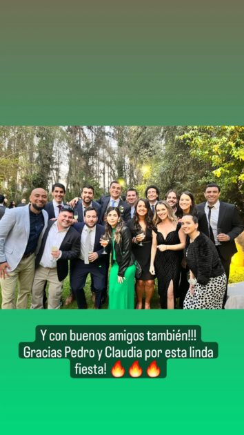 La tierna y elegante fotografía de Carla Zunino junto a su pareja: asistieron a matrimonio