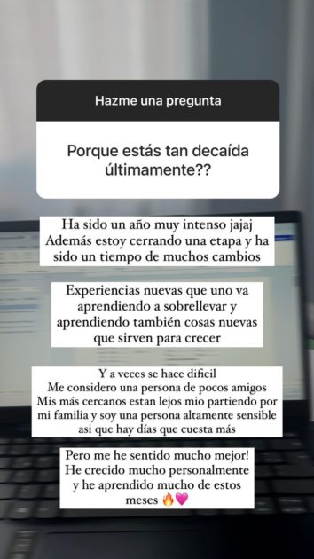 Christell Rodríguez se sinceró y reveló por qué ha estado decaída: "Estoy cerrando una etapa..."