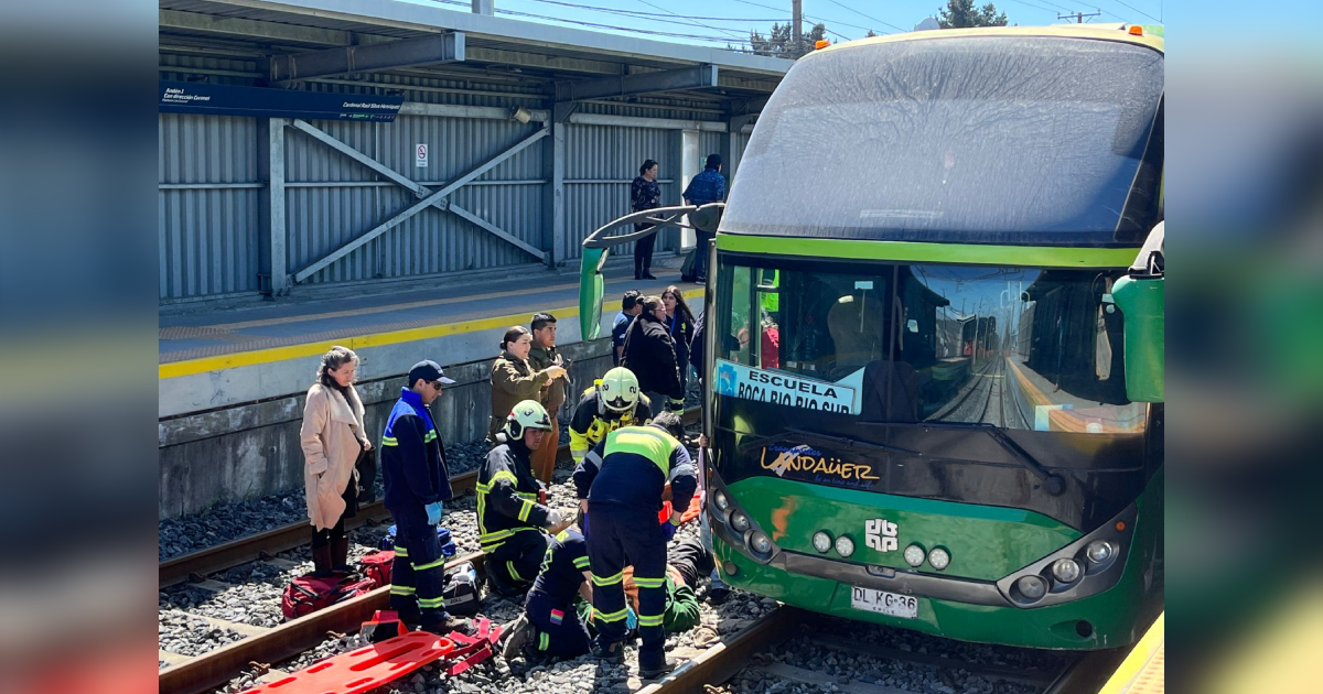Revelan que chofer no respetó signo pare en colisión con Biotren: banderista estaba en el baño