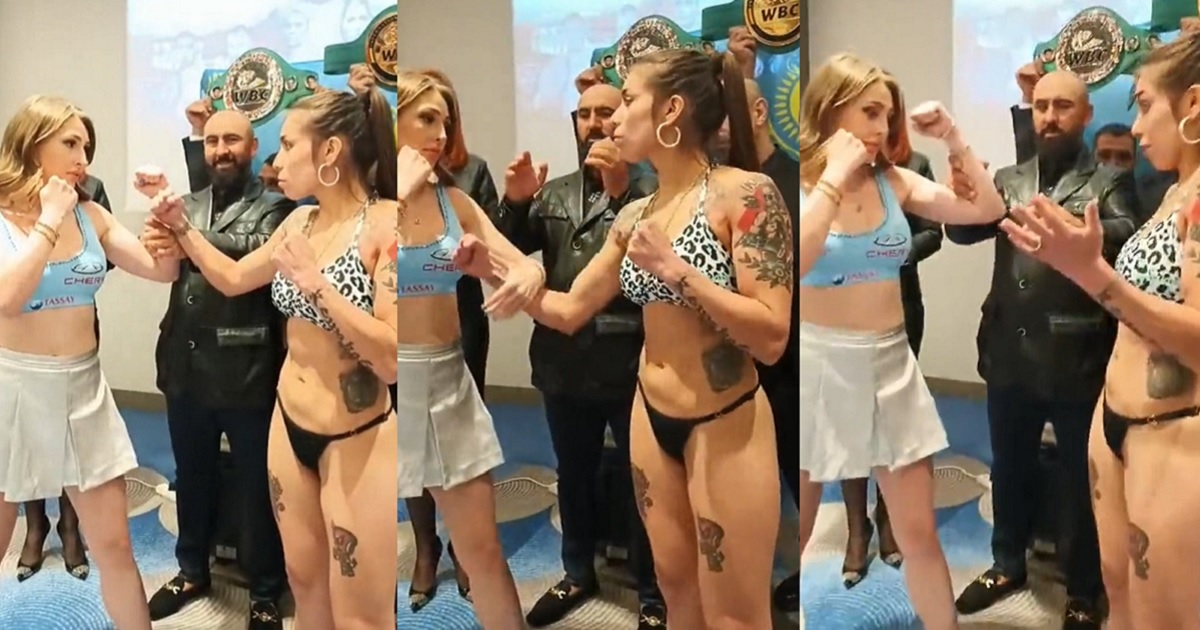 'Leona' Asenjo tuvo tenso pesaje en la previa del combate por el título WBC Silver: 