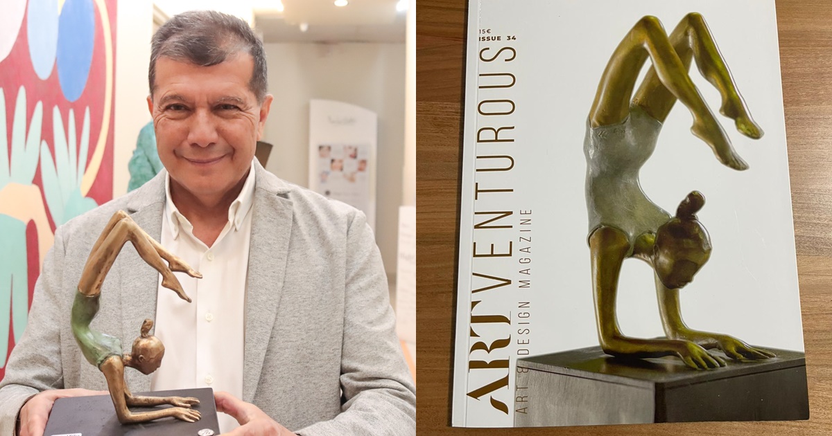 Doctor Valdés marca un hito en su carrera tras ser portada en reconocida revista de arte en Europa