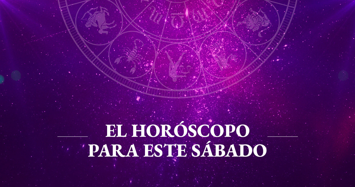 Horóscipo día sábado