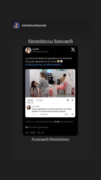 El momento previo a su renuncia: mamá de Cony contuvo a Ignacia Michelson en su crisis