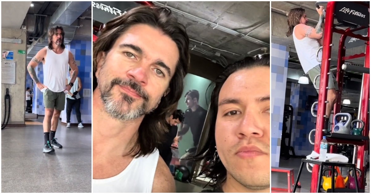 La envidia de todos: joven se encontró a Juanes en el gimnasio, se tomó foto con él y se viralizó