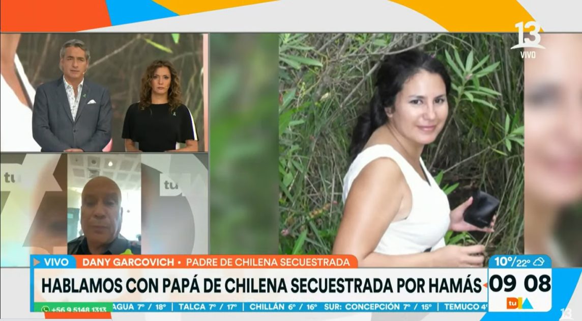 Padre de chilena secuestrda por Hans