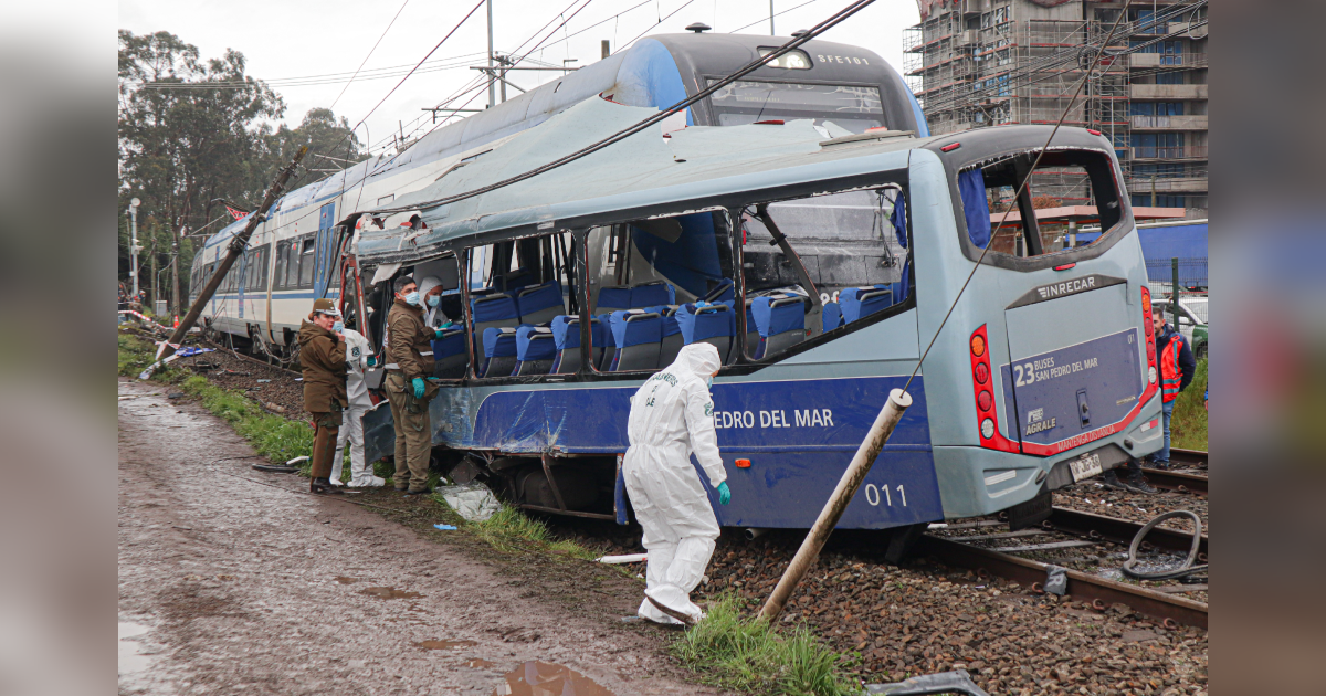 Prisión preventiva para chofer de micro que protagonizó accidente con Biotren en San Pedro de la Paz