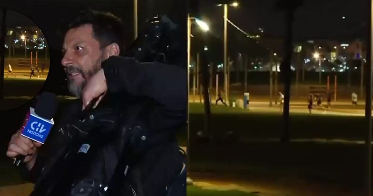 Rafael Cavada y equipo de CHV Noticias viven tenso momento en Tel Aviv durante bombardeo