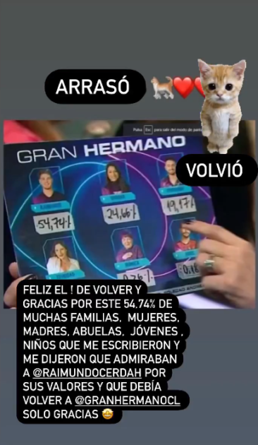 ¿Se arrepintió de sus dichos? El llamativo mensaje de mamá de Rai tras repechaje de Gran Hermano