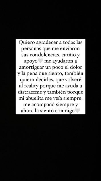 Skarleth Labra explicó por qué volverá a Gran Hermano tras dolorosa pérdida