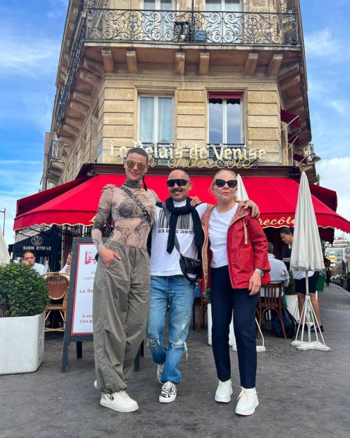 Tonka Tomicic y sus osados looks en Semana de la Moda de París: de animal print a transparencias