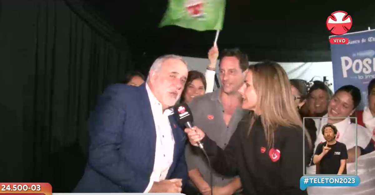 Roberto Dueñas apareció en Teletón