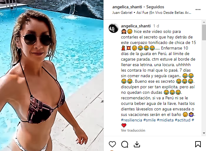 El inconveniente que sufrió Angélica Sepúlveda en su corta estadía en Tierra Brava