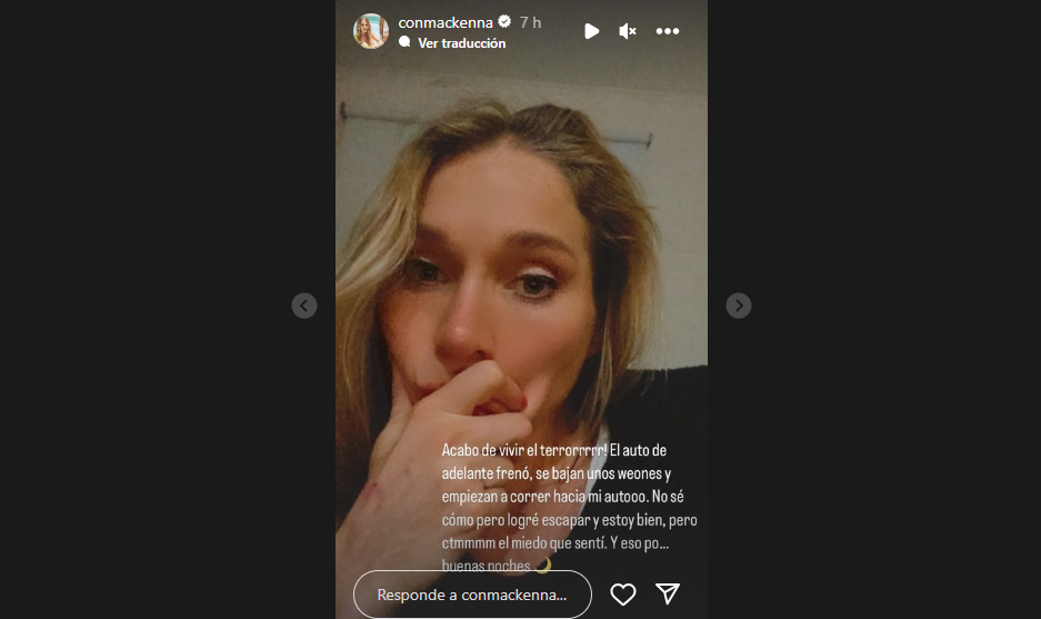 Constanza Mackenna vivió momentos de terror tras frustrar encerrona: “Logré escapar”