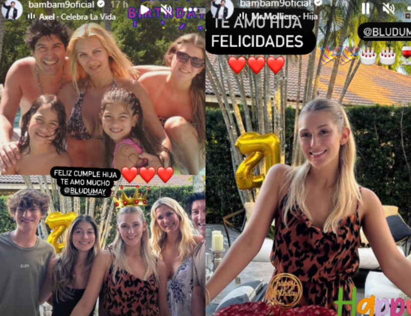 María Alberó e Iván Zamorano festejaron en grande cumpleaños de su hija Blu: “Te amo tanto”