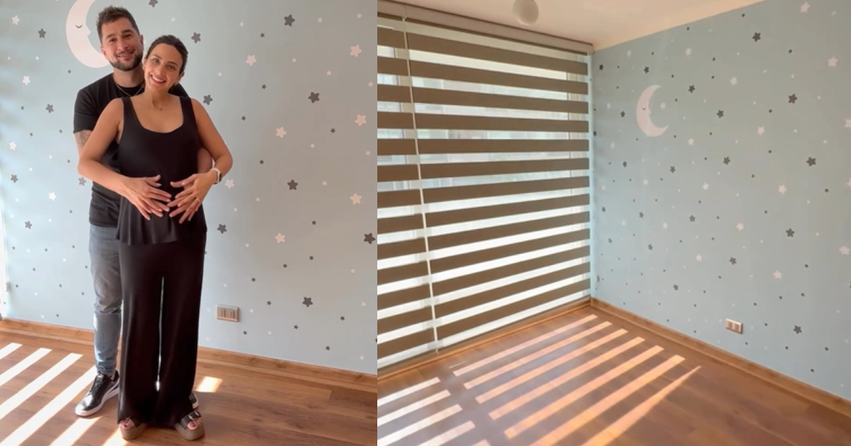 Daniela Castillo registró cómo está decorando la habitación de su hijo: guarda especial significado