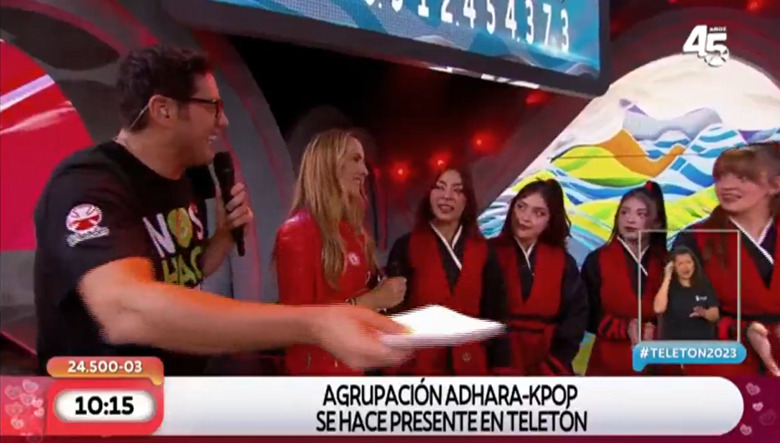El fail en plena rutina de K-Pop en Teletón que obligó a repetir presentación: "Hubo un error"