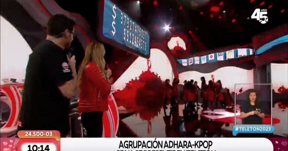 El fail en plena rutina de K-Pop en Teletón que obligó a repetir presentación: 