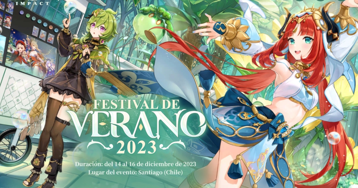 Genshin Impact llega a Santiago con su Festival de Verano: conoce cuándo y dónde será el evento
