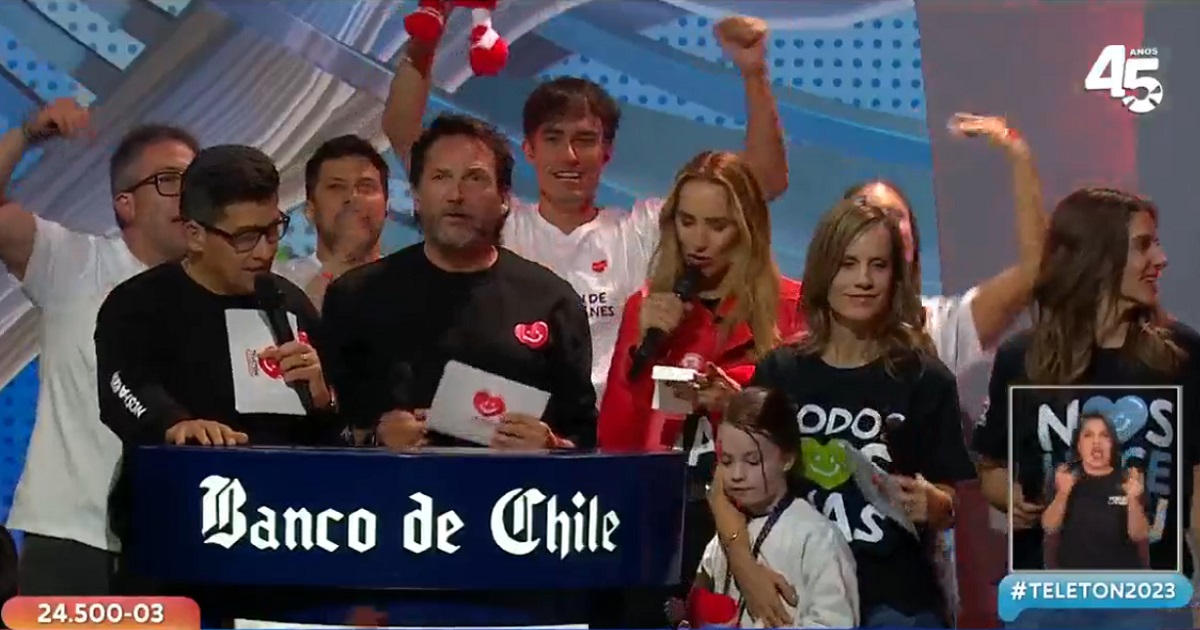 Hija menor de Diana Bolocco apareció en Teletón 2023: Cristián Sánchez compartió orgulloso mensaje