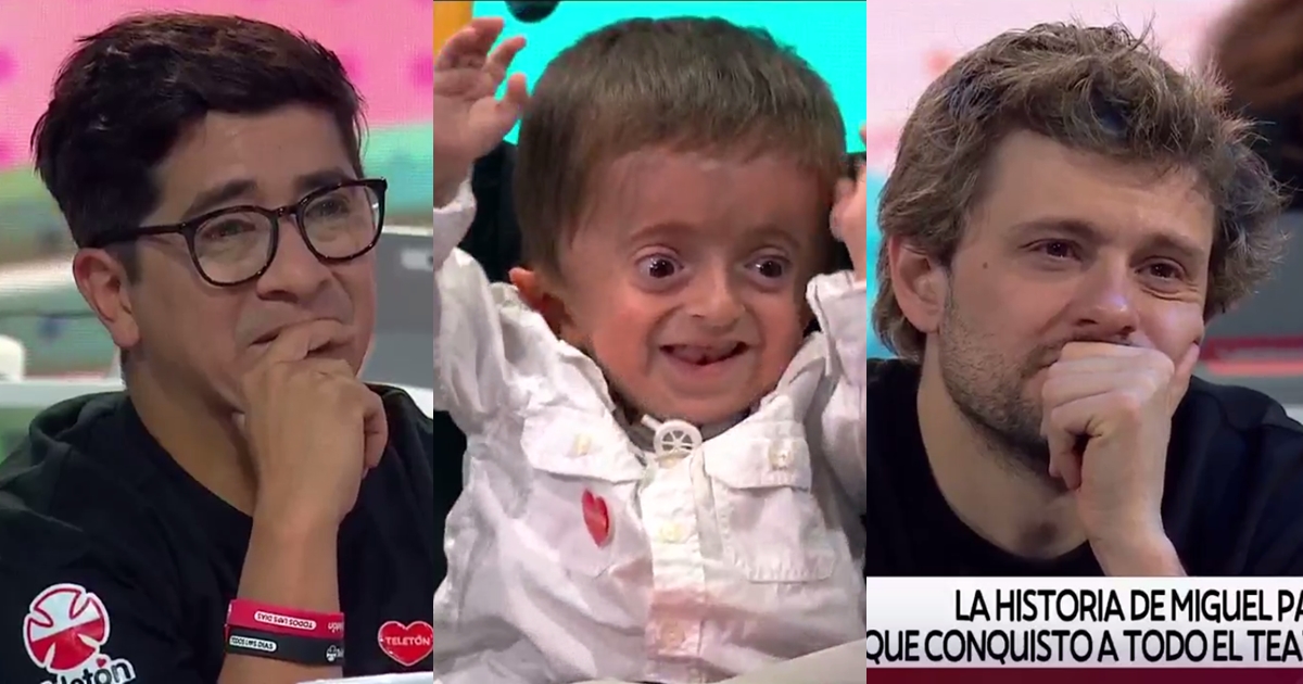 Teletón 2023: inspiradora historia de Miguel Parada emocionó a Fernando Godoy y Joaquín Méndez