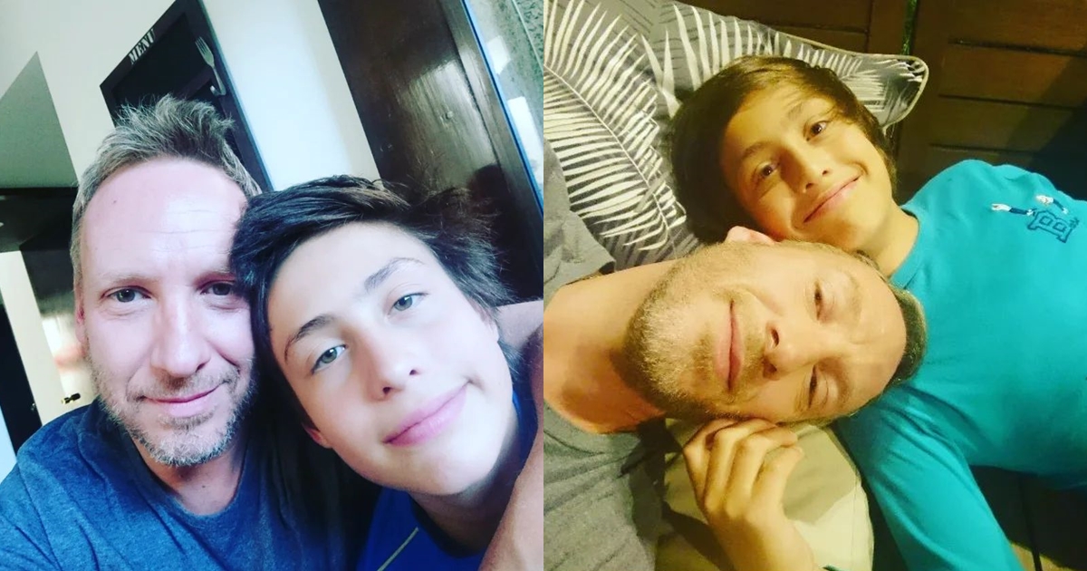 ¿Idéntico a él? Martín Cárcamo publicó fotos de su hijo Luciano en ceremonia de cuarto medio