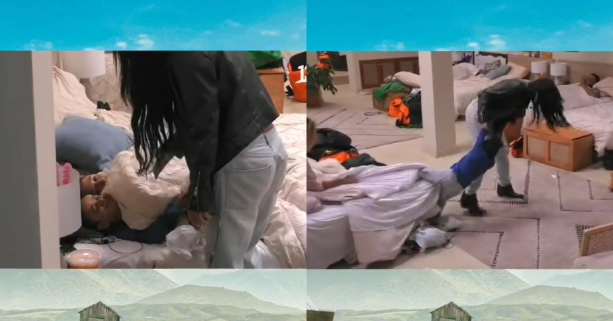 Pamela Díaz sacó a la fuerza a Miguelito de la cama de Guarén en Tierra Brava: 