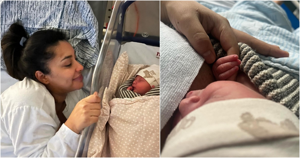 Natalia Rodríguez fue dada de alta tras dar a luz: mostró 