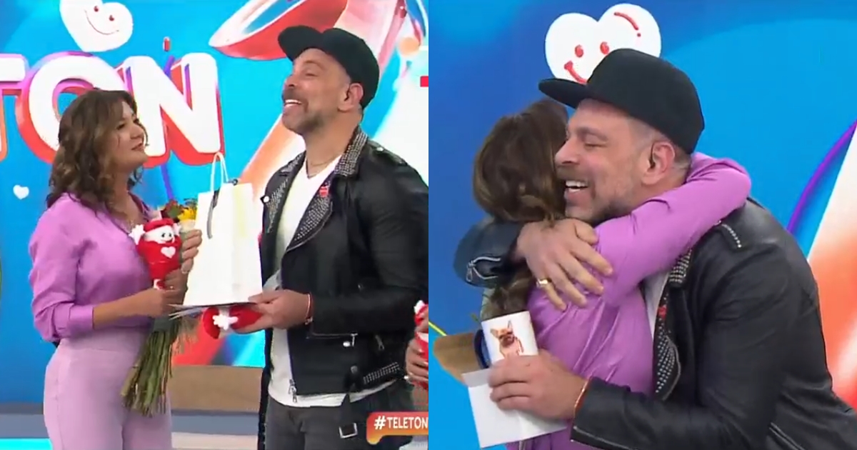 Priscilla Vargas le dio regalo a Neme en Matinatón y se 'reconciliaron': 