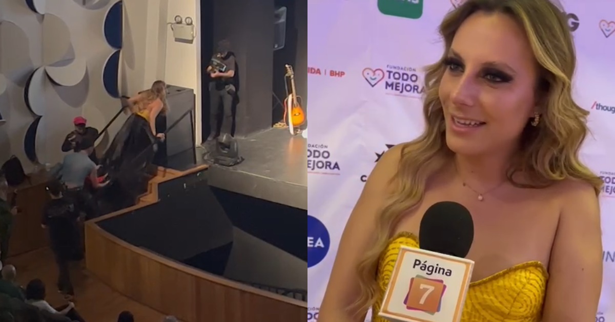 Trini Cerda brilló con su look en Premios Todo Mejora... pero sufrió chascarro: 
