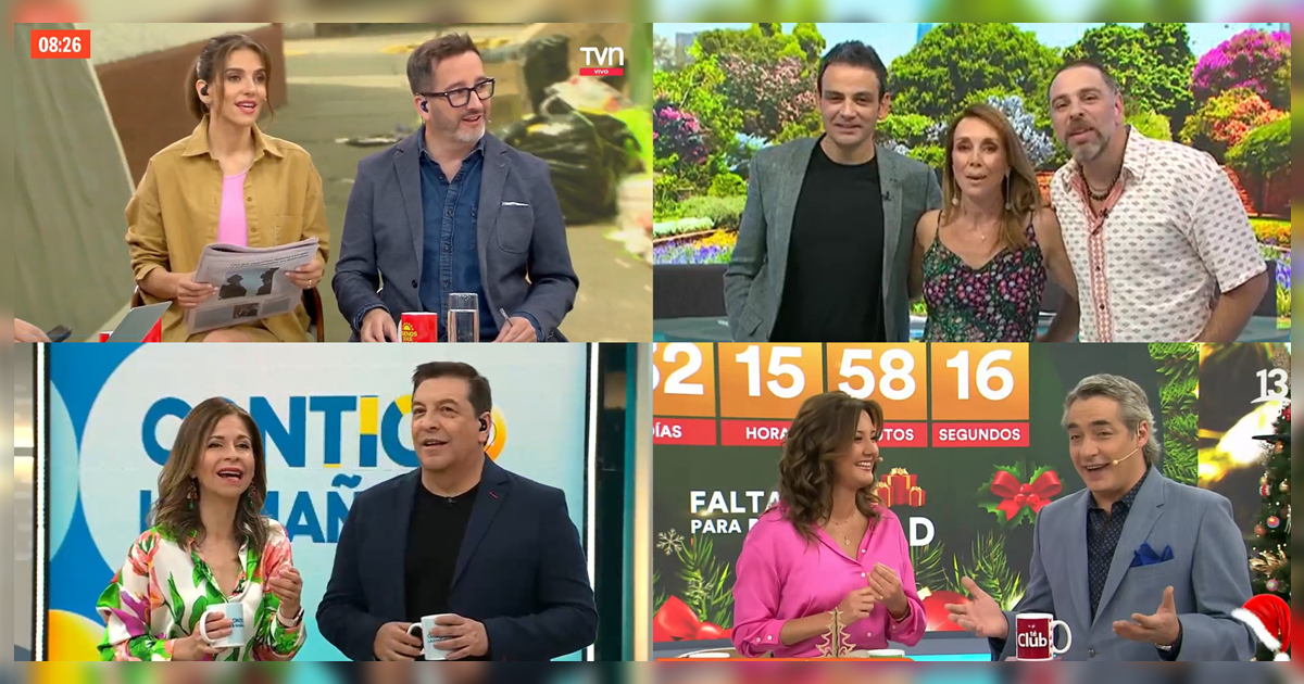 Rating del bloque matinal tuvo una apretada competencia este miércoles: así quedó la sintonía