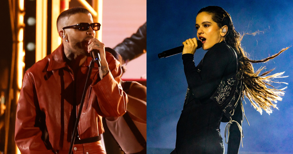 ¿Shows de indirectas? Rauw Alejandro y Rosalía protagonizaron inesperado 'duelo' en los Latin Grammy