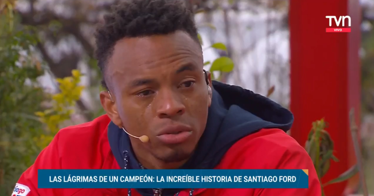 Santiago Ford se emocionó hasta las lágrimas en TVN tras mensaje de su familia: “Lo cumplí”