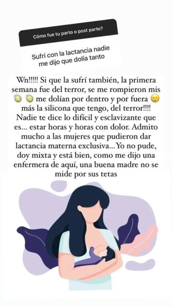 Natalia Arenita Rodríguez detalló inconvenientes que tuvo en su parto: "Sentí que me iba a morir”