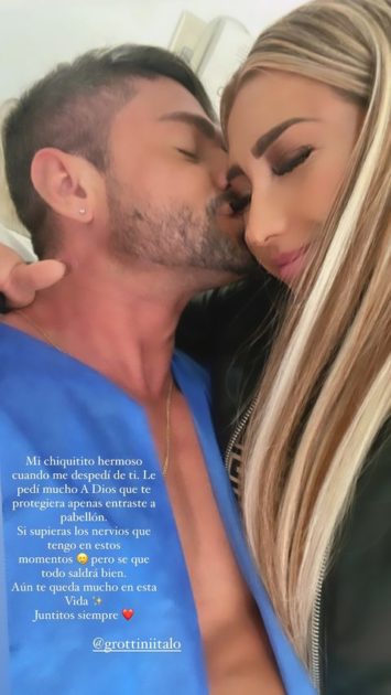 Nicole Luli Moreno preocupada ante imprevista operación de su novio: actualizó su estado de salud
