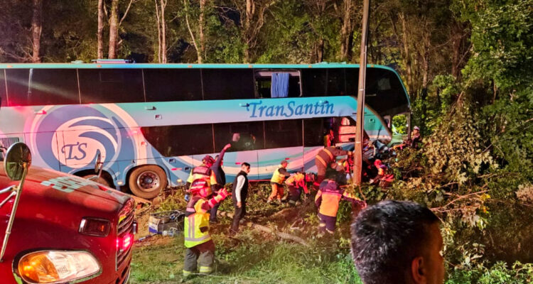 Accidente bus Gorbea