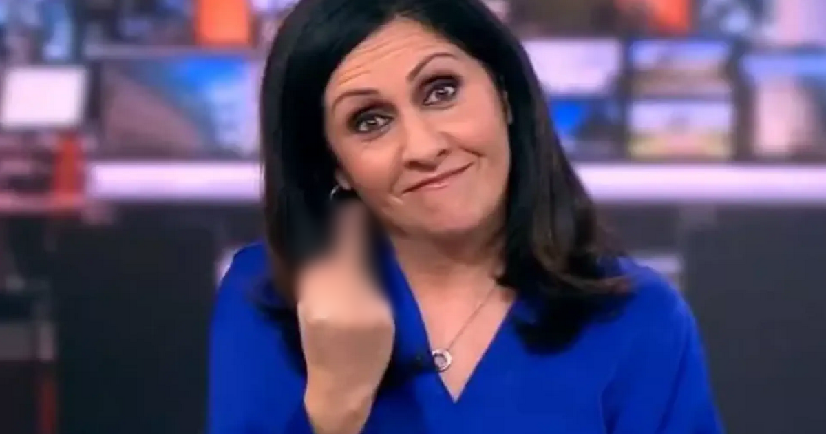 Conductora de la BBC fue captada lanzando grosero gesto en vivo: insólita explicación es viral