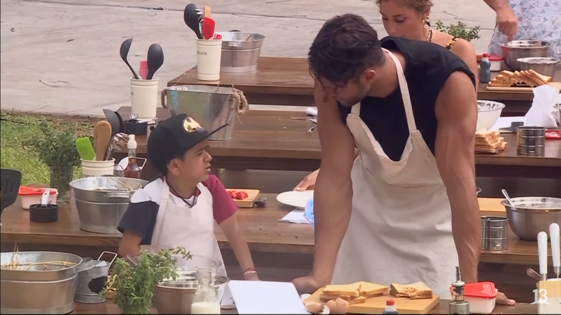 Fabio y Miguelito en actividad en Tierra Brava