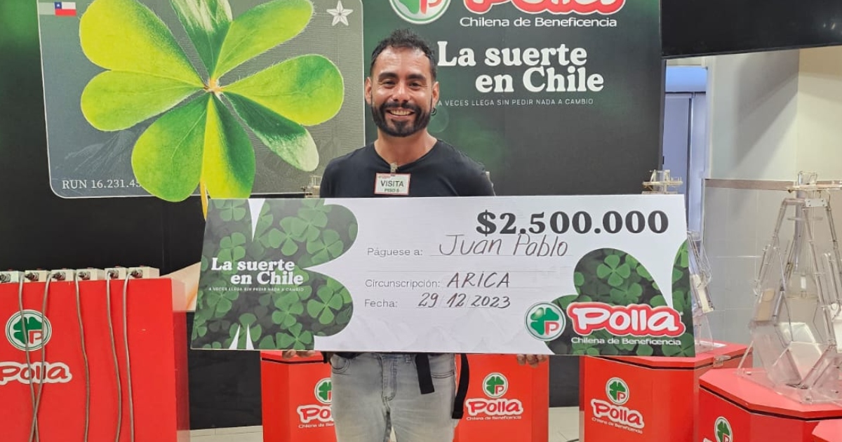 La historia de ariqueño que ganó $2.5 millones en La Suerte en Chile: 