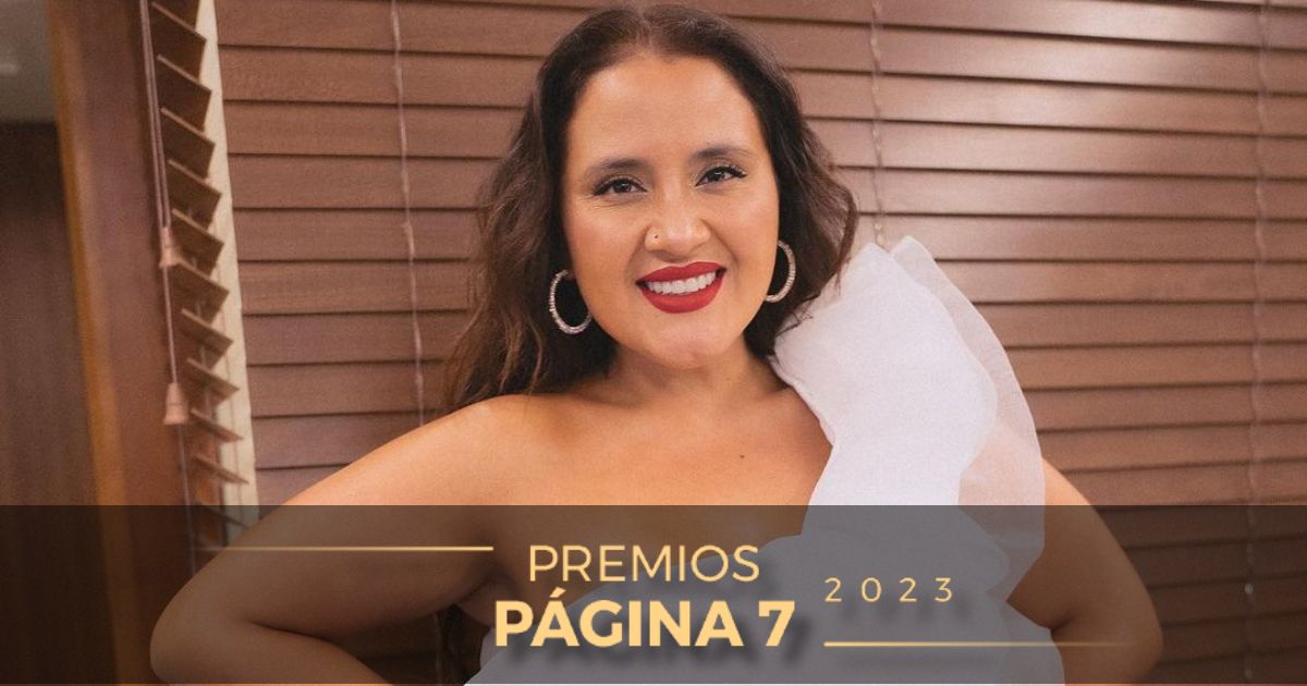Pamela Leiva agradeció su victoria como Mejor Comediante en los Premios Página 7: 