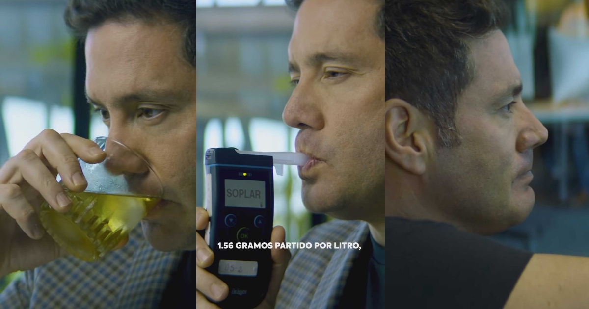 Pancho Saavedra protagonizó potente campaña para prevenir el manejo bajo los efectos del alcohol