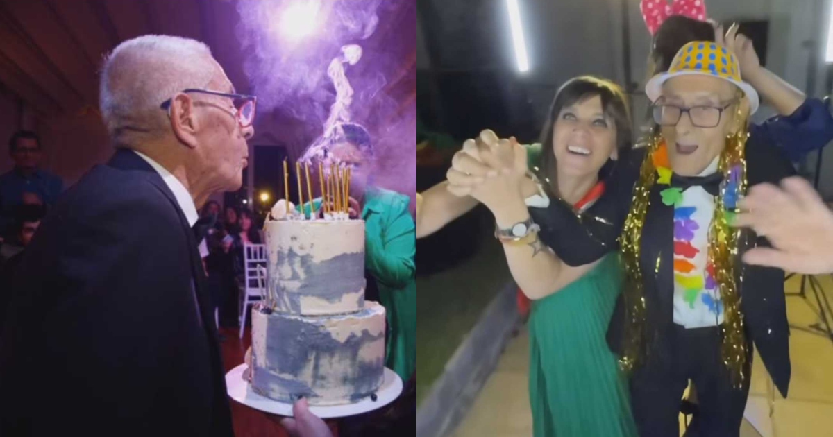 Cambio de folio a lo grande: Sergio Chamy celebró sus 90 años con espectacular fiesta